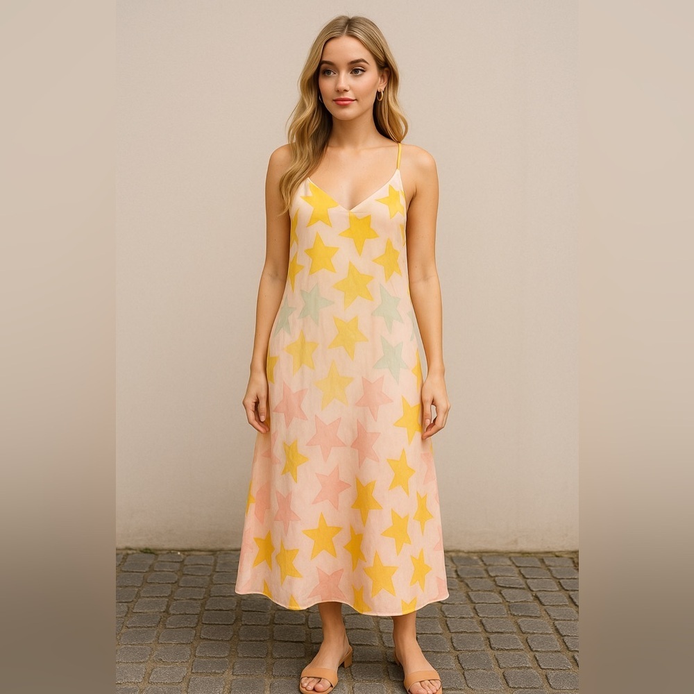 Mara Hoffman Star Print Maxi Dress – XS - Picture 2 of 6